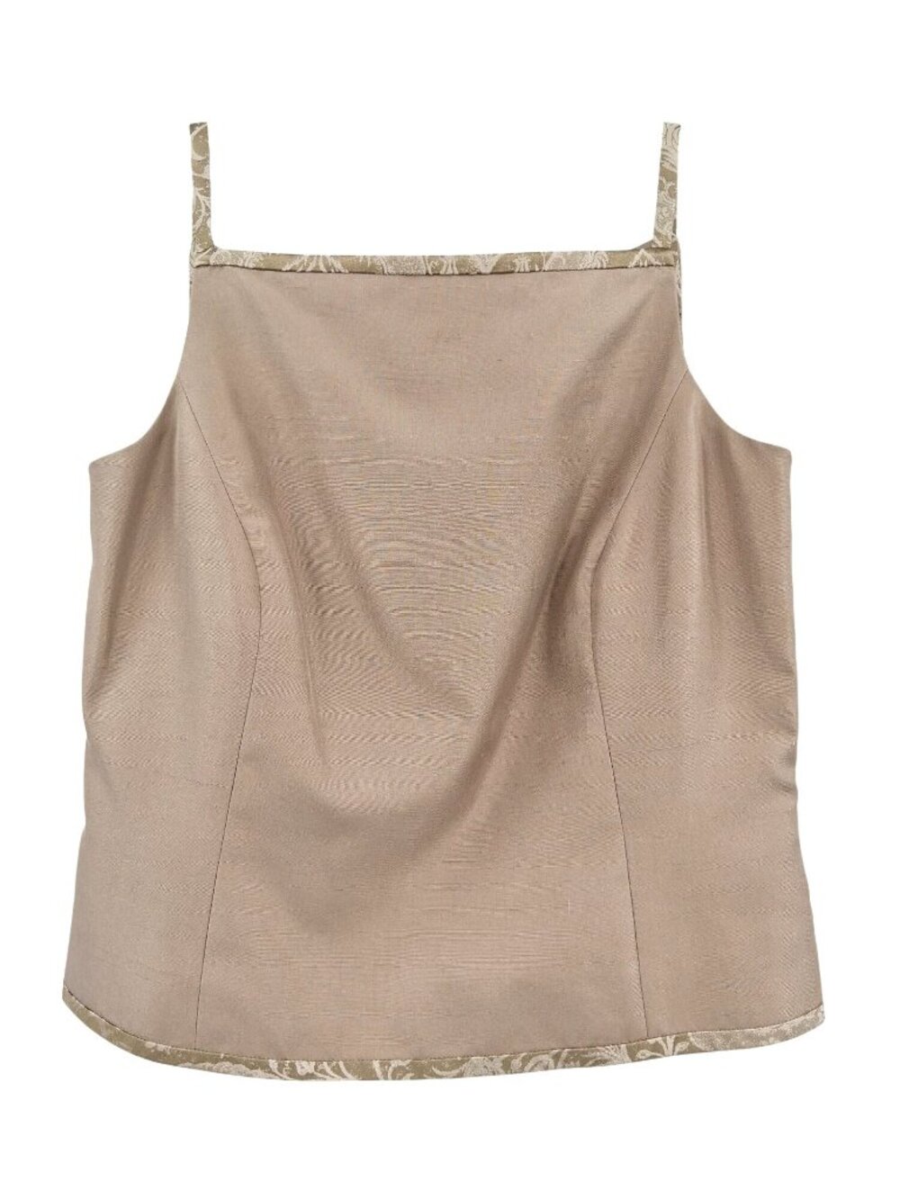 Y2K Carlisle Silk Sleeveless Top Size 2 Tank Top Shell Vintage
